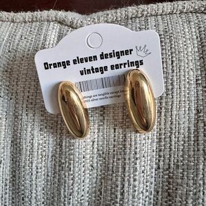 Gold Vintage Earrings